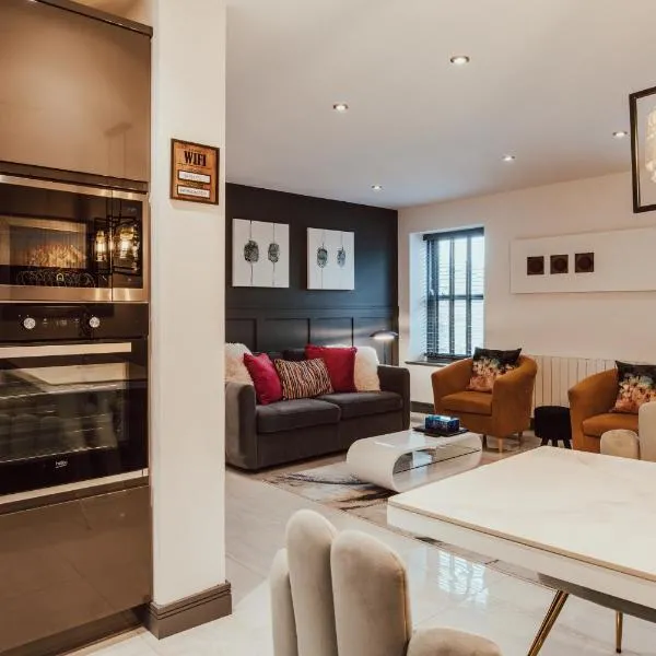 The Penthouse Luxury Central Apartment, hotell sihtkohas Glossop