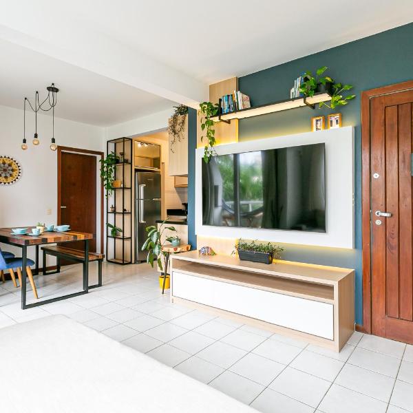 Apartamento TOP no Novo Campeche, completo, luminoso, a 50 m da praia - Foto 3
