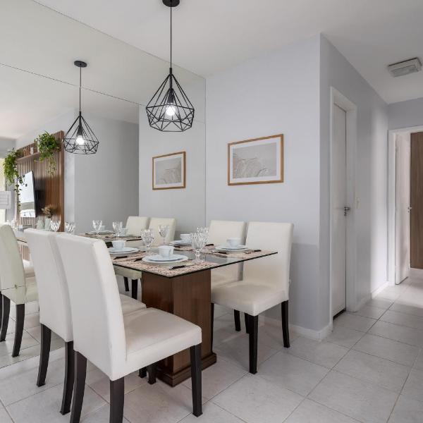 Apto 2 Quartos com Varanda em Frente ao RioCentro Barra Olimpica Wi-Fi Rapido Piscina Cozinha Completa e Estacionamento Portaria 24h Sala Homeoffice Brinquedoteca e Parquinho Infantil Ideal para Grupos Familias e Hospedes a trabalho - Foto 5