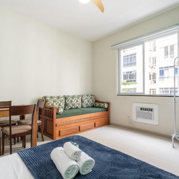 Leme e Copacabana apartamento e estudio na melhor localizacao - Foto 2