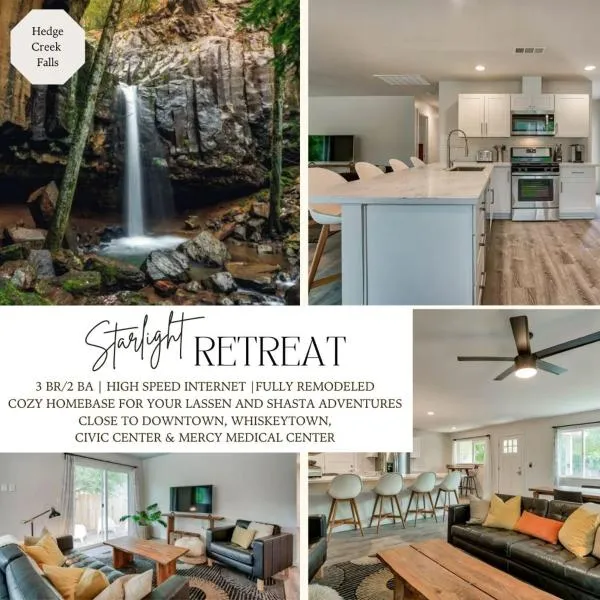 Starlight Retreat, hotel in Redding