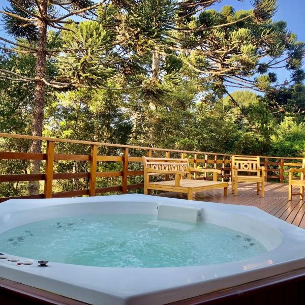 Casa Deliciosa com Jacuzzi em Condomínio Alto Padrão em Campos do Jordão