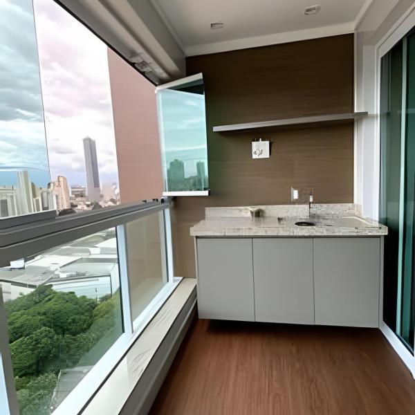 Condomínio ao lado do Parque Vaca Brava com piscina, garagem, Wi-Fi, portaria 24 horas e uma vista incrível do 23º andar - Foto 3