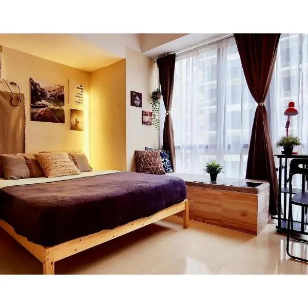 14F BGC Unit 3 mins Walk to The Venice Grand Canal Mall Pet Friendly, hotel i Manila