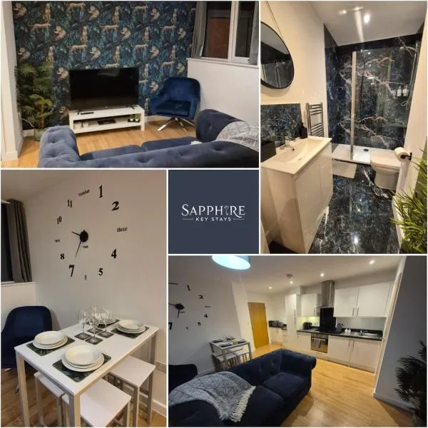Sapphire Luxe- Basingstoke Sleeps 4 with Free Parking, hotel u gradu 'Basingstoke'