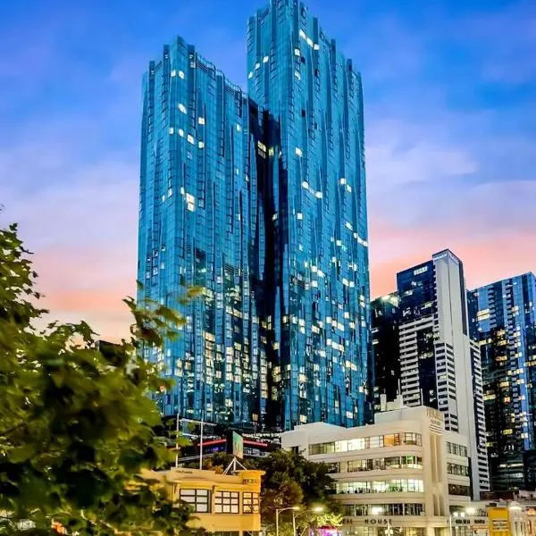 Luxury, Amazing City View new Apt, hotel v Melbourne