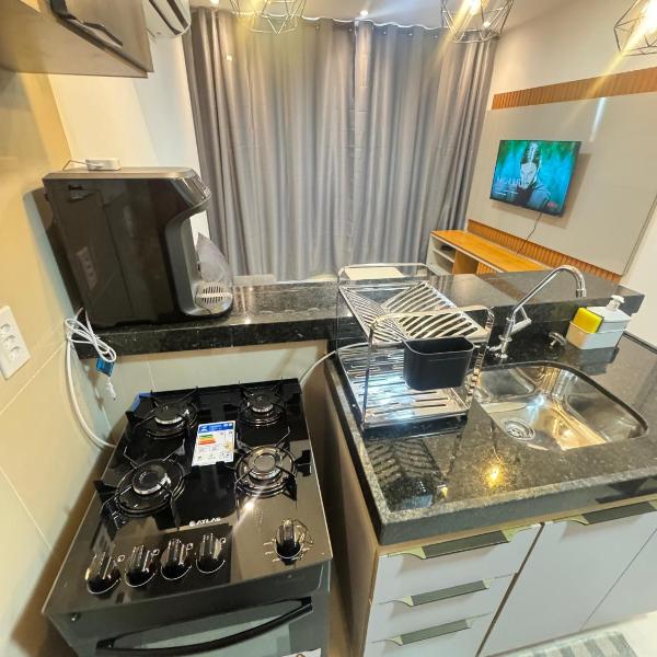 AP completo próx ao Shopping com piscina, garagem e ar - Foto 5