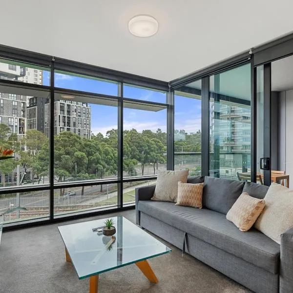 47OP Elegant Parkview Abnb-Style 2BR Retreat with Free Parking, hotel a Sydney