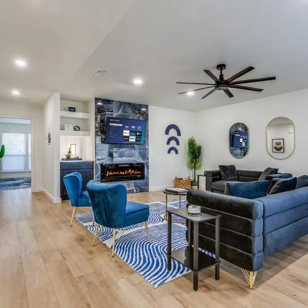 Blue Blissful Retreat 3B 2B KING, hotel u gradu 'Richardson'