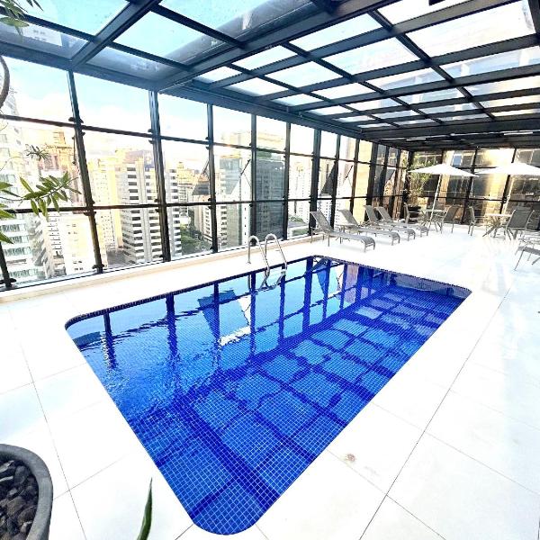 Flat Address Hotel Faria Lima Itaim! Vaga Ar Piscina Academia