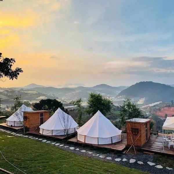 DaLart Glamping & Coffee, hotell sihtkohas Ấp Ða Lôc