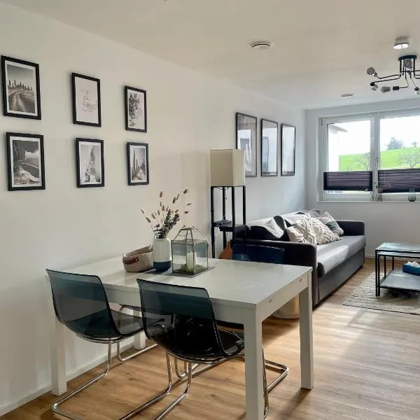 Modern apartment close Bodensee, hotel a Mühlingen