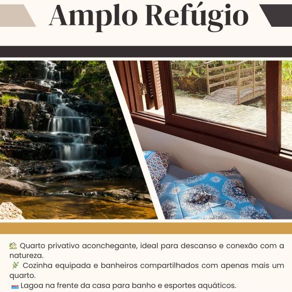 Amplo Refúgio - Diárias e Guest House - Beira da Lagoa - Foto 4