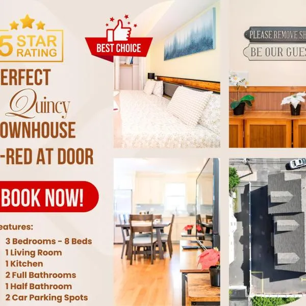 41 - 3BR Quincy - Lovely Townhouse near Adams, hotel em Quincy