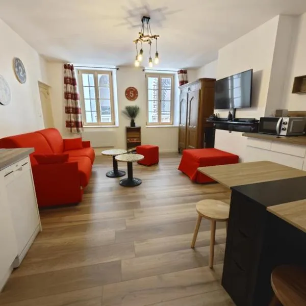 Serre Chevalier 2 pièces au cœur du centre historique, viešbutis mieste Briansonas