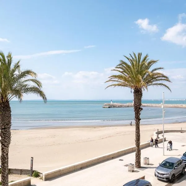 La perle du Grau : T1 avec exceptionnelle vue mer, hotel v destinaci Le Grau-du-Roi