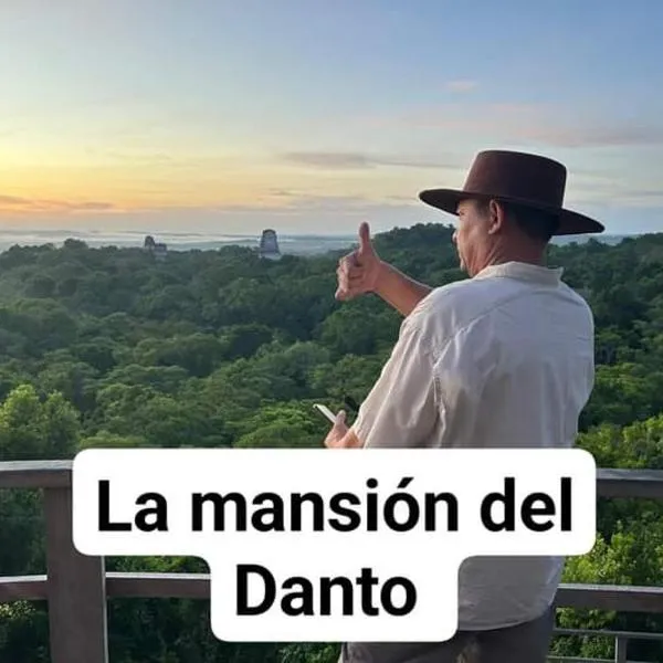 Tikal glampimg la mansión del danto, hotel v destinaci Flores