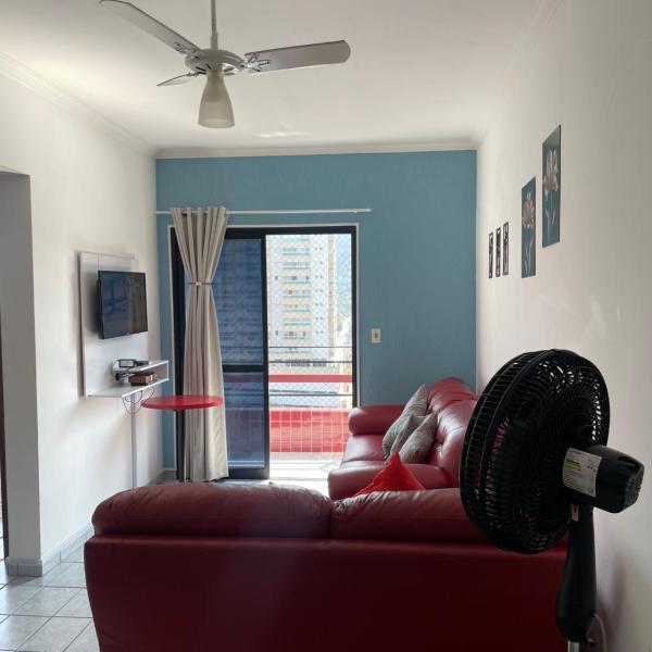 Ap Canto do Forte com Wi-Fi, TV e varanda - Foto 5
