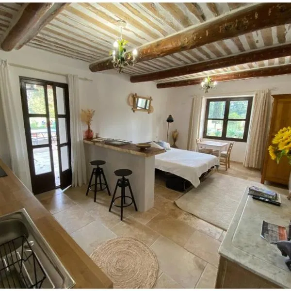 Studio Mas de Papé Verquieres Saint Rémy de Provence, Hotel in Verquières