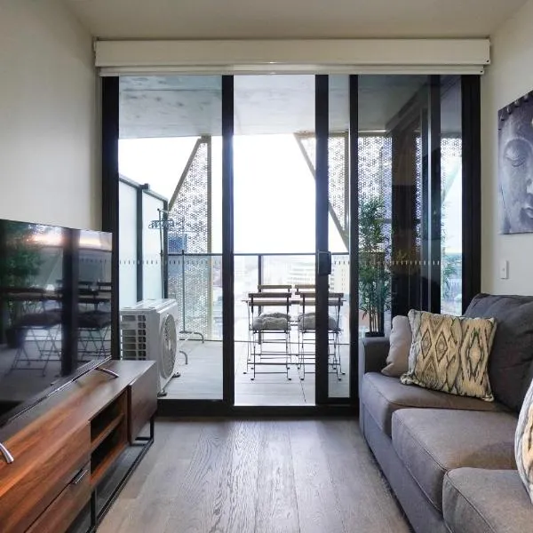 Luxury City Zen Apartment Rundle Mall with Gym, BBQ、アデレードのホテル