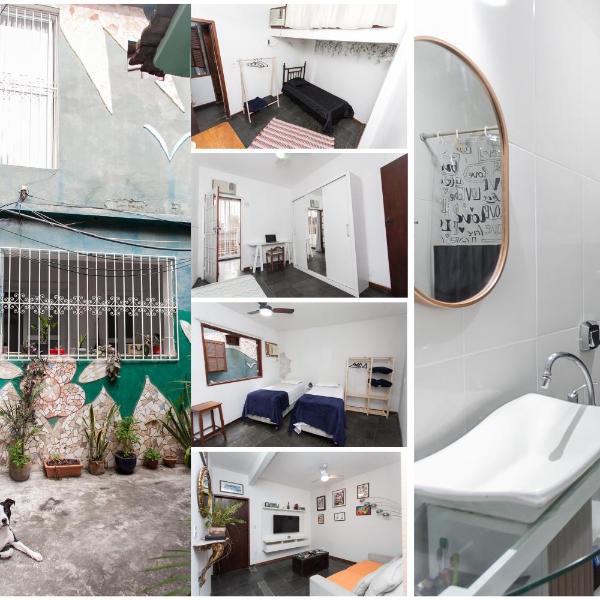 Espaço Sideral - Quartos com ar-condicionado, 5min Estádio Maracanã, 8min UERJ, shopping, 12min metrô, wi-fi 300mbp, ampla área comum com cozinha - prático e confortável