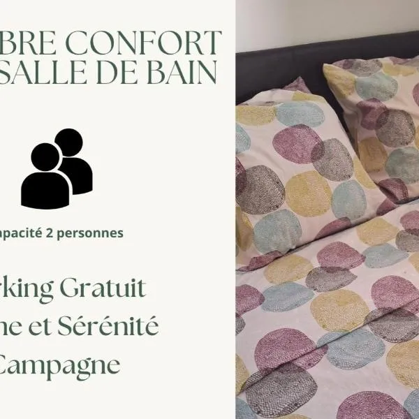 Chambre Indépendante avec Salle de Bain et Parking Gratuit, hotel v destinaci Pelousey