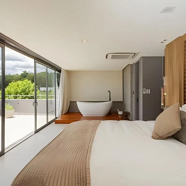 Apartamento com banheira Vale dos Vinhedos, hotel v destinaci Garibaldi