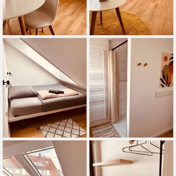 DachNest - Wundervolles neues Dachgeschoss Apartment für bis zu 4 Personen in Kirchentellinsfurt, hotel in Kirchentellinsfurt