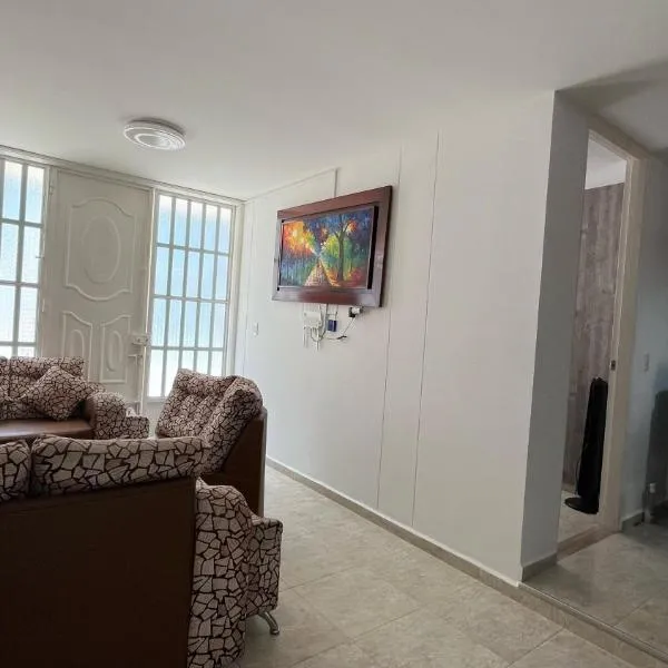 Oasis Familiar Socorro para 6 , 3 habs Pet Friendly, Hotel in Socorro
