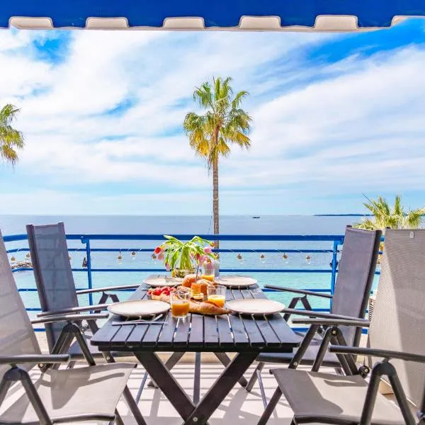 Studio terrasse vue mer idyllique, hotel in Antibes