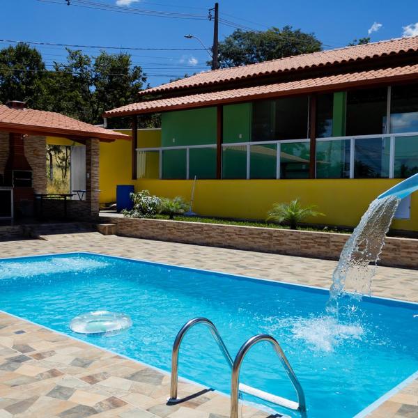 Casa bem equipada com piscina,churrasqueira e WiFi