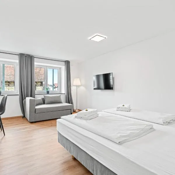 Ruhige Wohnung nahe am Bodensee A4、ラーベンスブルクのホテル