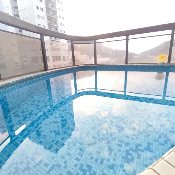 Ap Pitangueiras com Vista para o mar - piscina - churrasqueira