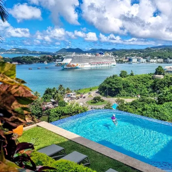 Ocean Crest Villas, hotel v destinaci Castries