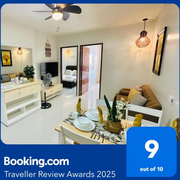 Family Getaway 2BR Condo Near Palawan Airport with Gym - B2 1Kunzite, khách sạn ở Puerto Princesa City