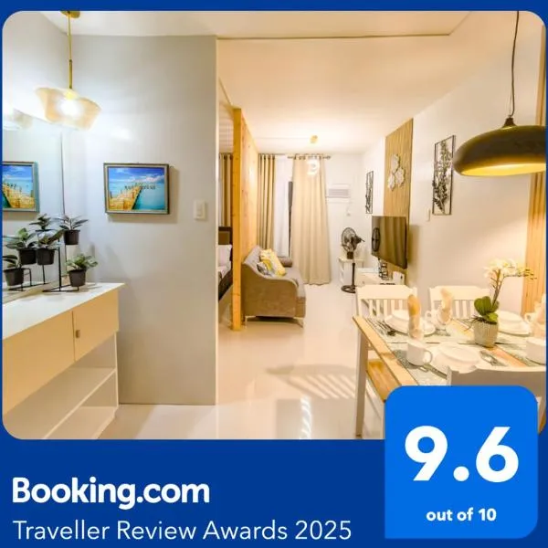 Puerto Princesa Romantic Studio with Balcony, FREE Pool & Gym - B2 5Chrysolite, hotel in Puerto Princesa City