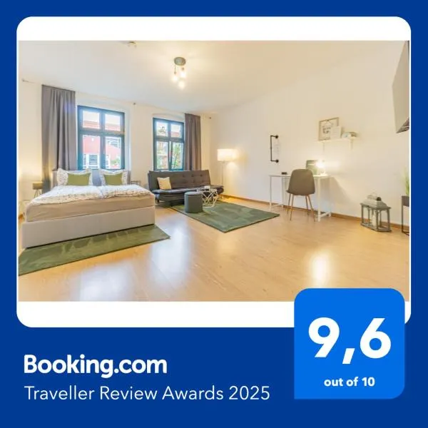 Apartment Fröhlich am Staatstheater, zentrale Lage, für bis zu 4 Personen, 46qm, hotel in Cottbus