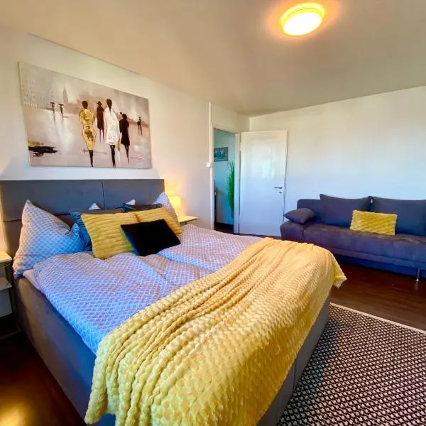 Viesnīca Modern Lakeview Apartment pilsētā Romānshorna