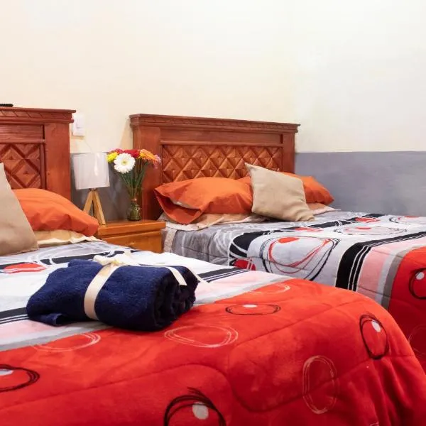 Habitación doble zona centro, hotel v destinaci Zacatlán