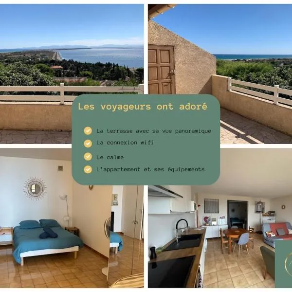 Appartement avec vue panoramique-Leucate Falaise, hotel in Leucate-Plage