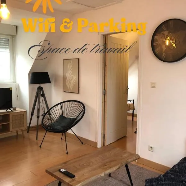 Duplex lumineux avec parking et Wi-Fi offert, hotel in Beauvais