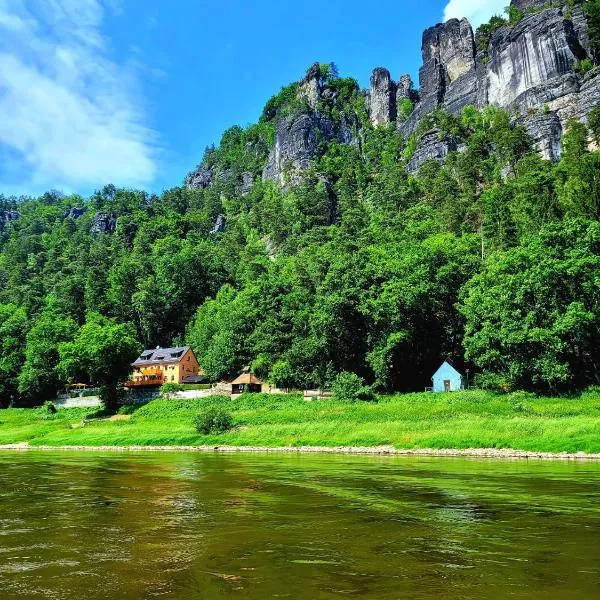 Café am Hirschgrund, hotel en Kurort Rathen