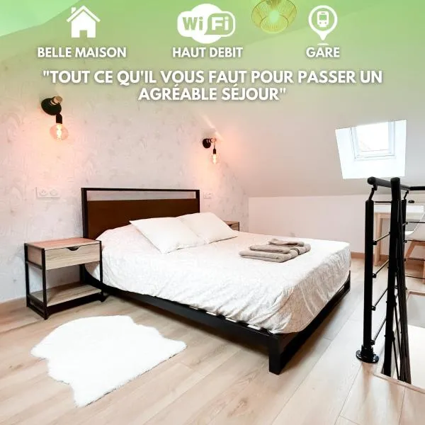 Maison Cosy Centre Gare Amiens, hôtel à Amiens