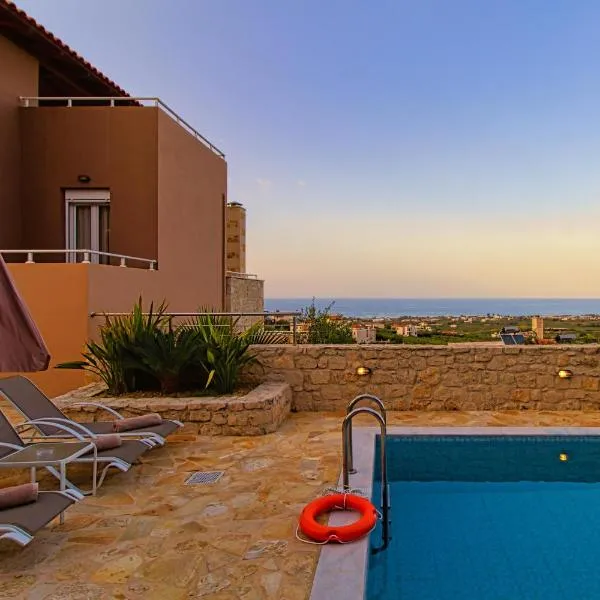 Theo Villas With Sea View, hotel v destinácii Marathokefála