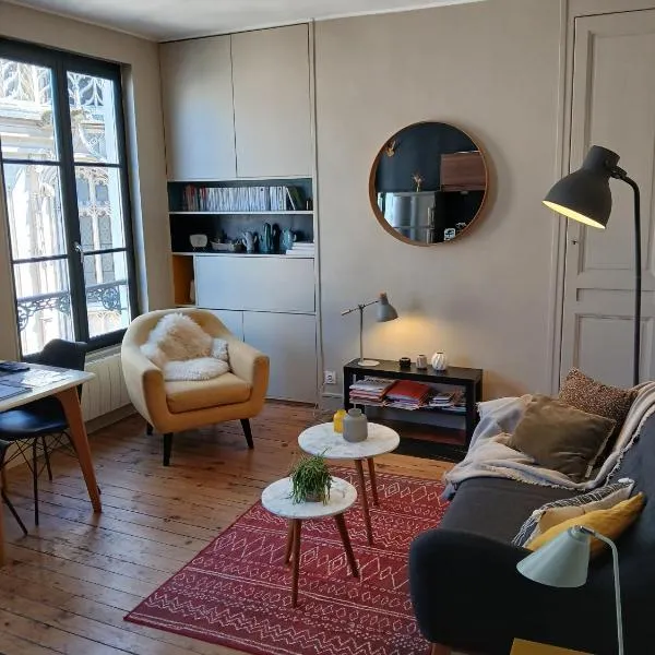 L'Echiquier de Normandie confort cosy et vue premium, מלון ברואן