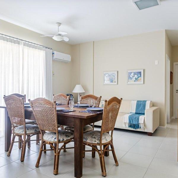 Cond frente mar com piscina - 15m da praia