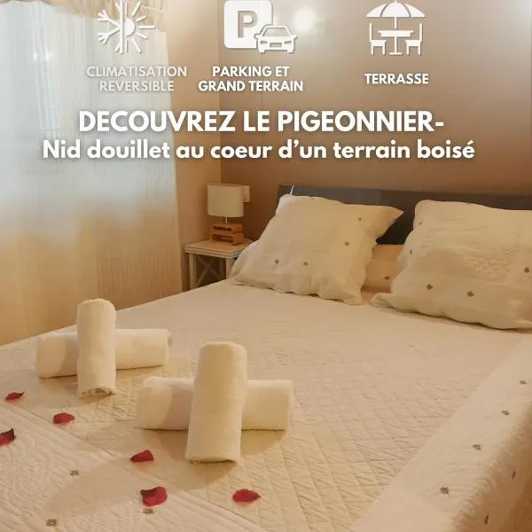 LE PlGEONNIER- Climatisation - Parking - Terrasse, hotel v Carcassonne