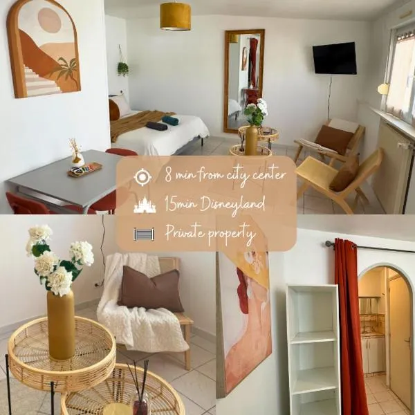 Cocon Studio proche Disneyland, hotel v destinácii Lagny