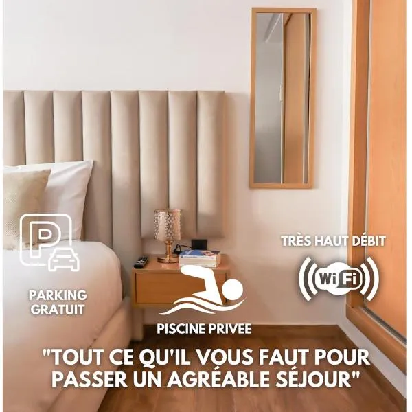 Piscine- Résidence haut de Gamme، فندق في مراكش