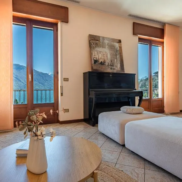 Appartamento Bellavista - Lake Como View - near the beach, hotel v destinaci Cremia